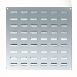Parts Bins Louvre Backplate 500x500mm, Backplate 500 x 500 LP1, Filstorage