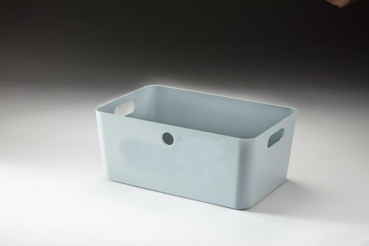 Type 2 Medium Plastic Storage Box Organiser Container (pack of 5) 4.5L, Brilliant White, Filstorage