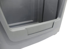 Grey Large Open Front Stacking Storage Pick Bin Containers 50L, Default Title, Filstorage