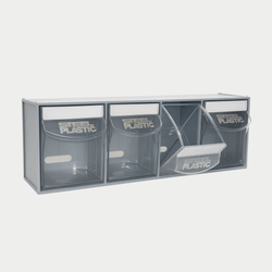 Tilt Bin 4 Compartments van storage