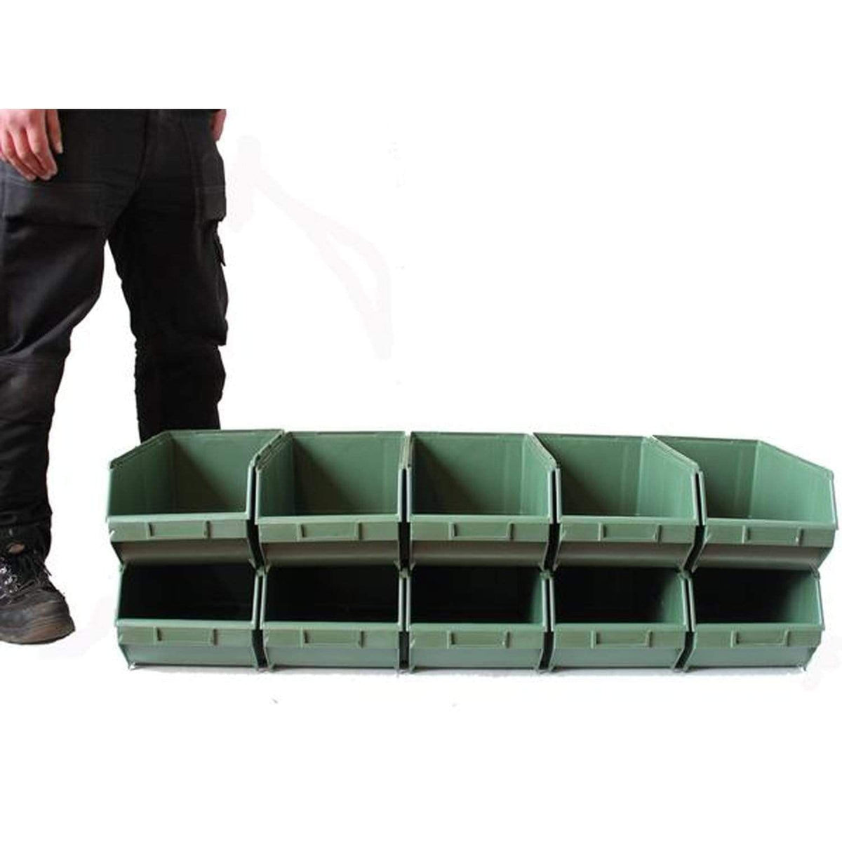 Pack of 10 x Interconnecting Union Storage Bin D, Union D, Filstorage