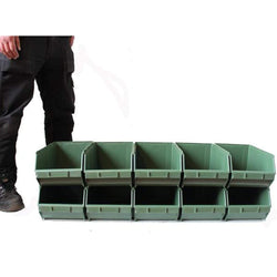 Pack of 10 x Interconnecting Union Storage Bin D, Union D, Filstorage