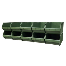 Pack of 10 x Interconnecting Union Storage Bin D, Union D, Filstorage