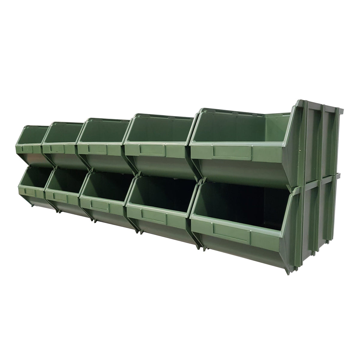 Pack of 10 x Interconnecting Union Storage Bin D, Union D, Filstorage