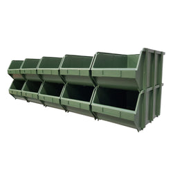Pack of 10 x Interconnecting Union Storage Bin D, Union D, Filstorage