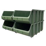 Pack of 4 x Interconnecting Union Storage Bin F, Union F, Filstorage