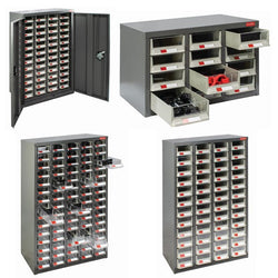 Steel Cabinet Drawer Storage Unit (6 options), 12 Drawers, Filstorage
