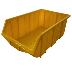 Yellow Stackable Plastic Storage Parts Bins (5 sizes), FB0, Filstorage