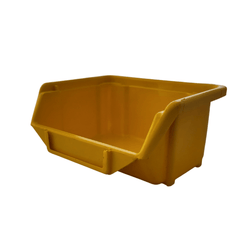 Yellow Stackable Plastic Storage Parts Bins (5 sizes), FB0, Filstorage