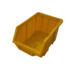 Yellow Stackable Plastic Storage Parts Bins (5 sizes), FB0, Filstorage