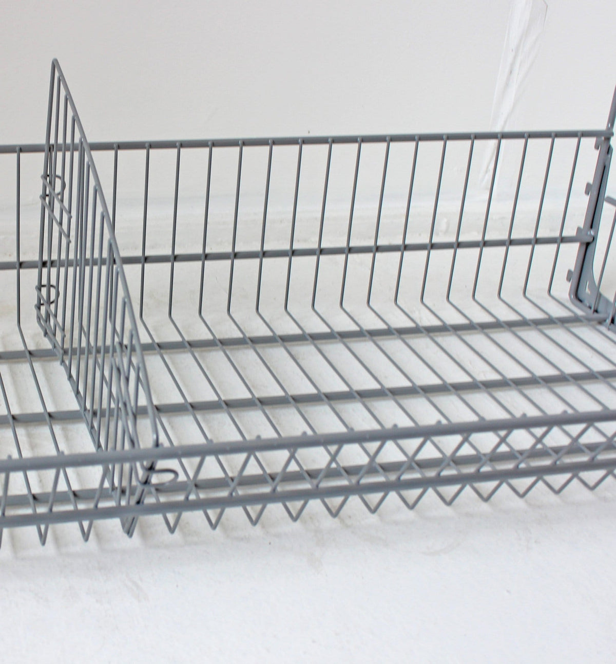 Wire Basket for Shop Shelving, Silver Basket 1000mm wide, Filstorage