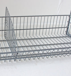 Wire Basket for Shop Shelving, Silver Basket 1000mm wide, Filstorage