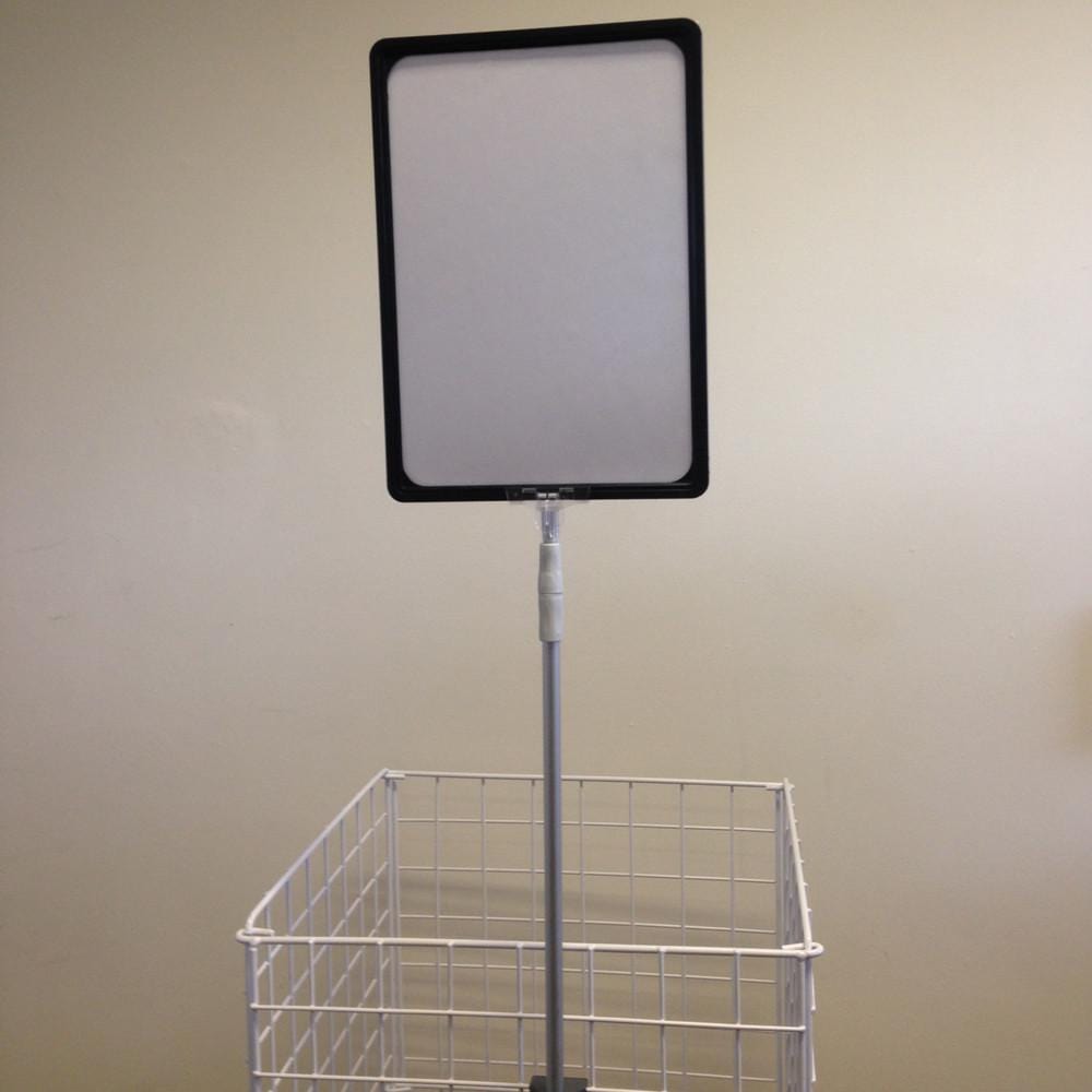 Poster Frame for Wire Baskets (A3/A4), A4 Size Frame, Filstorage