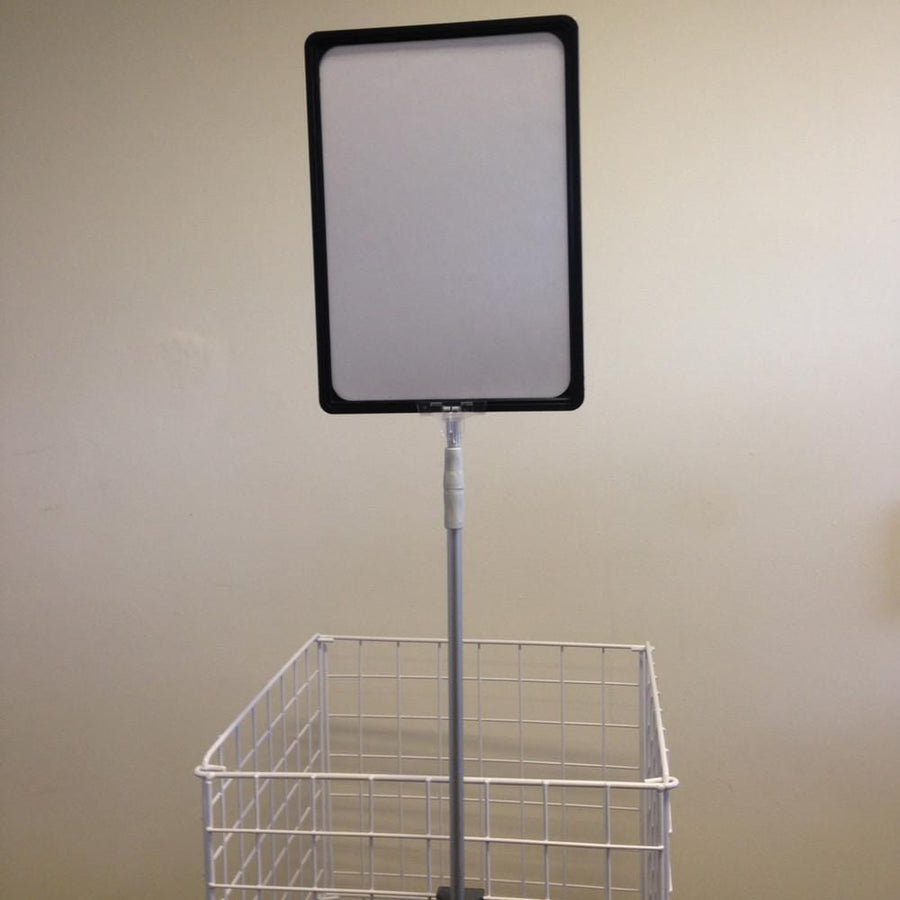Poster Frame for Wire Baskets (A3/A4), A4 Size Frame, Filstorage
