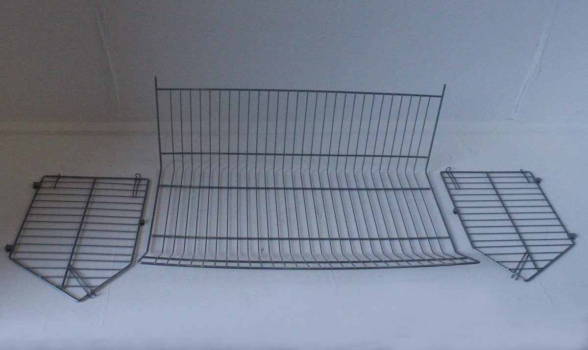 Large Wire Storage Stacking Display Basket (Single), 900mm Single Basket - White, Filstorage