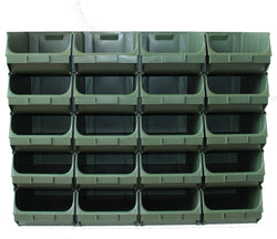 Container Pick Wall - 20 x Interconnecting Union Storage Bin Union F, 20 x Union F, Filstorage