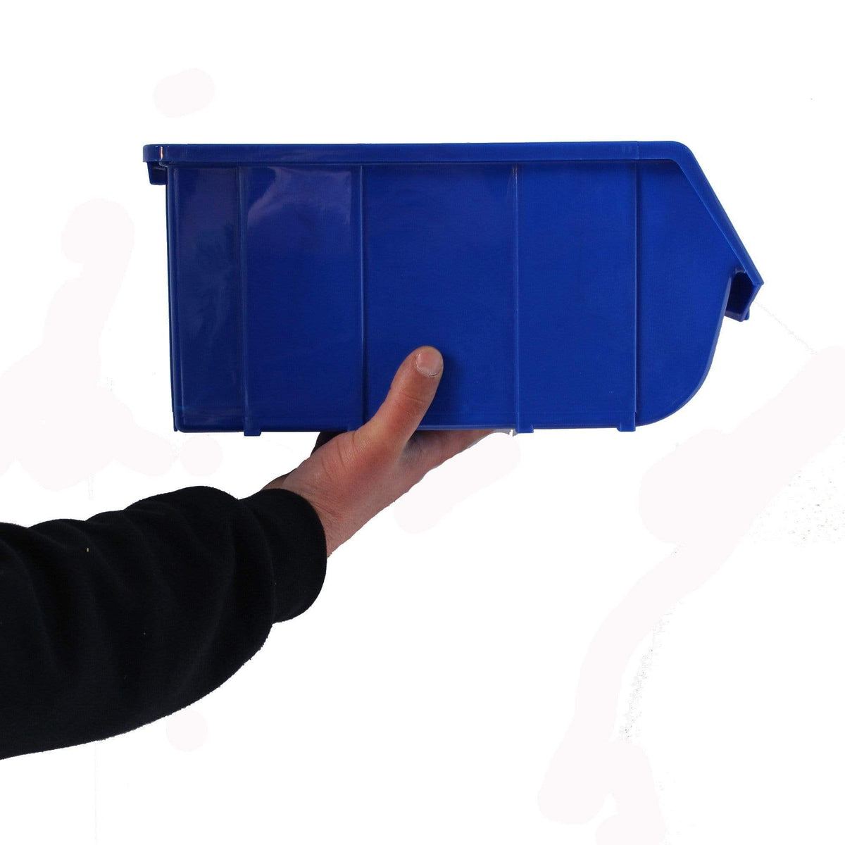 Stackable Storage Parts Bins (114) - Large, Blue / 1, Filstorage