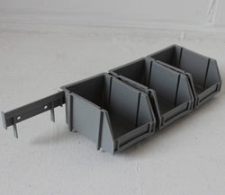 Wall Storage Kit 20 Parts Bins & Rails (PRB205), FB PRB205, Filstorage