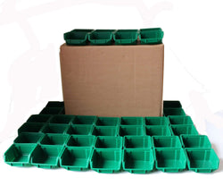 Pack of 40 x Stackable Storage Parts Bin (110) - Filstorage
