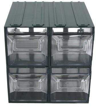 Vision Storage Block 17TR - 4 Drawer Compartment Organiser, Vision Block 17TR, Filstorage