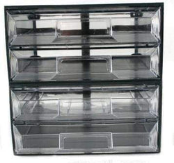 Vision Storage Block 16TR - 4 Drawer Compartment Organiser, Vision Block 16TR, Filstorage