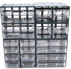 Vision Storage Block 16TR - 4 Drawer Compartment Organiser, Vision Block 16TR, Filstorage