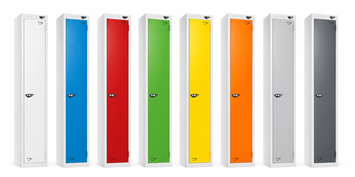 Pure 1 Door Steel Locker (White Body)