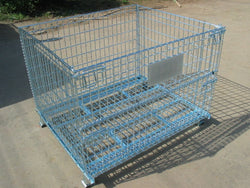 Collapsible Steel Pallet Hypercage Stillages, 4 x Hypercages, Filstorage