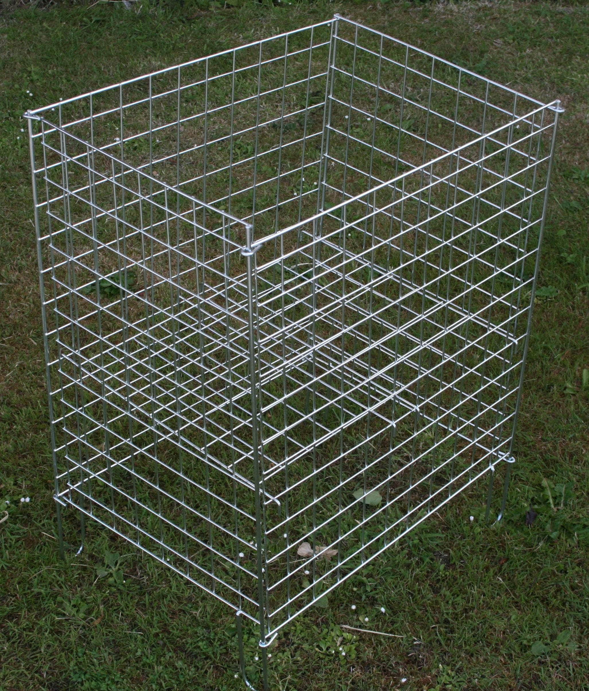 Silver Dump Bin Basket Square (42cm)
