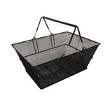 Luxury Black Wire Shopping Basket, Luxury Black Mesh Shopping Basket / 1, Filstorage
