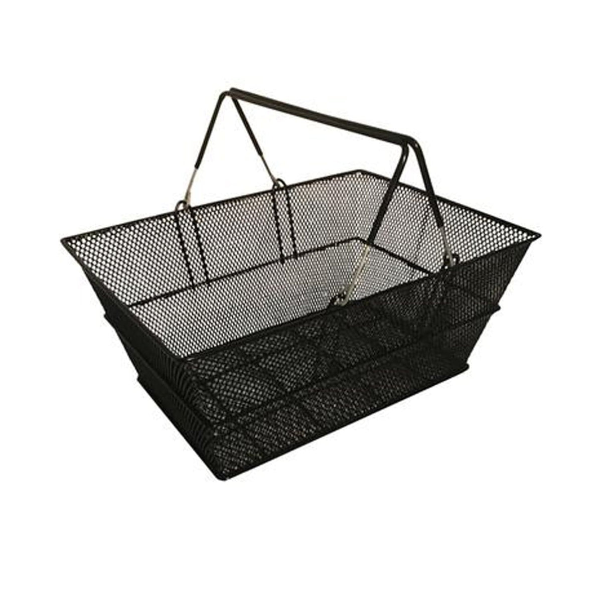 Luxury Black Wire Shopping Basket, Luxury Black Mesh Shopping Basket / 1, Filstorage