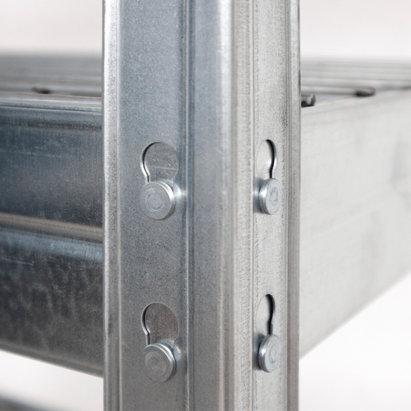Galvanised Shelving Unit (300kg per level) 1800mm H, 900mm, Filstorage