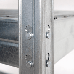 Galvanised Shelving Unit (300kg per level) 1800mm H, 900mm, Filstorage