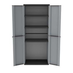 Recycled Plastic Garden / Garage Cupboard TDJL268 1635mm H, TDJL268, Filstorage