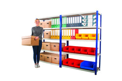 Clicka Boltless Garage Shelving 265kg Level 1770mm H, 900mm / 300mm, Filstorage
