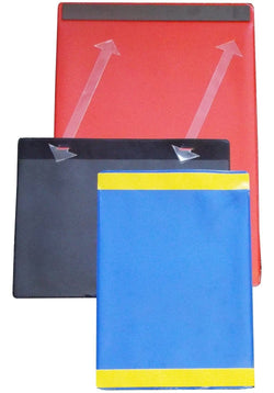 Colour Adhesive Pocket - Pack 10, A5 - Red - Horizontal, Filstorage