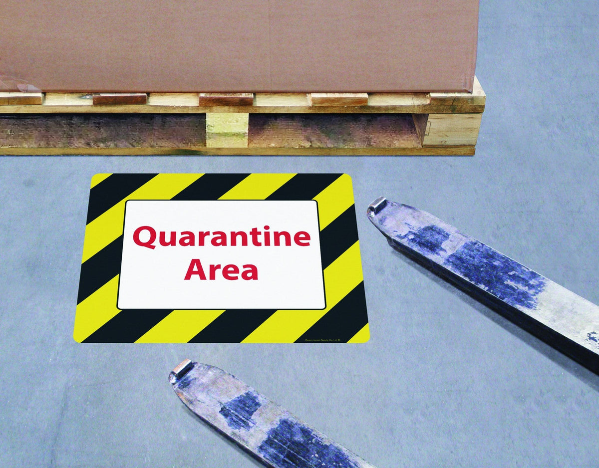 Self Adhesive Floor/Wall Warehouse Sign Frame (A4 Size), FFA4 - Blue/Pk 10, Filstorage