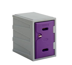 LK1 Plastic Locker 450mm H, 450mm High / Blue / Key Operated Lock, Filstorage