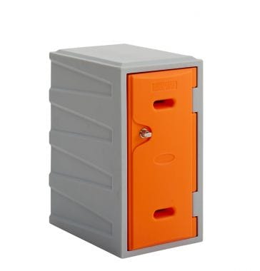 Offer: Set of 3 LK2 Plastic Locker 600mm H, 600mm High / Blue / Key Operated Lock, Filstorage