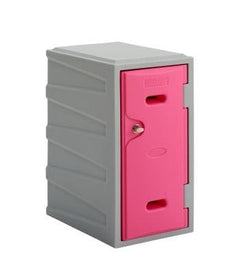 Offer: Set of 3 LK2 Plastic Locker 600mm H, 600mm High / Blue / Key Operated Lock, Filstorage