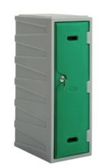 Offer: Set of 4 LK3 Plastic Locker 900mm H, 900mm High / Blue / Key Operated Lock, Filstorage