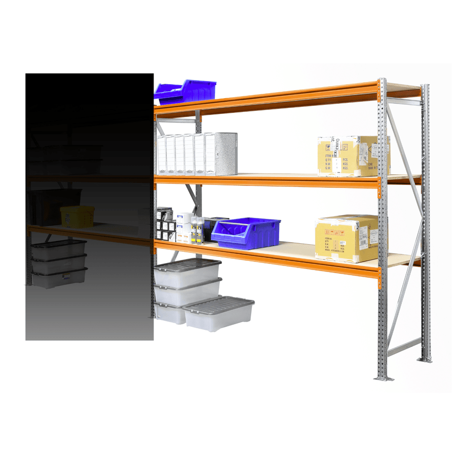 Longspan Storage Rack with Shelves