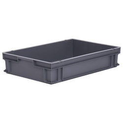 10 x Euro Stacking Containers (600x400x120mm) M200A, Green, Filstorage