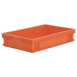 10 x Euro Stacking Containers (600x400x120mm) M200A, Green, Filstorage