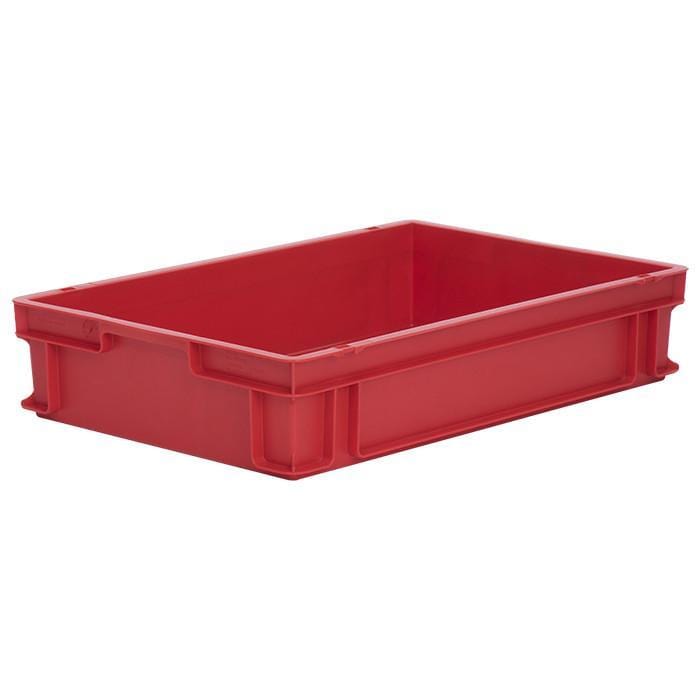 10 x Euro Stacking Containers (600x400x120mm) M200A, Green, Filstorage