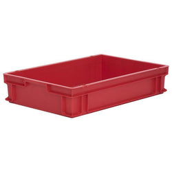 10 x Euro Stacking Containers (600x400x120mm) M200A, Green, Filstorage