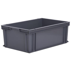 10 x Euro Stacking Containers (600x400x220mm) M201A, Green, Filstorage