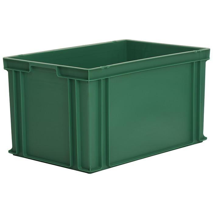 10 x Euro Stacking Containers (600x400x325mm) M202A, Green, Filstorage