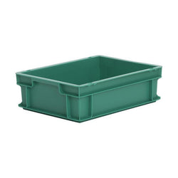 10 x Euro Stacking Containers (400x300x120mm) M203A, Green, Filstorage