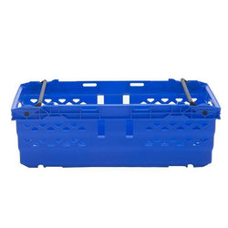 Supermarket Bale Arm Stacking Logistics Crate 35L, Blue, Filstorage